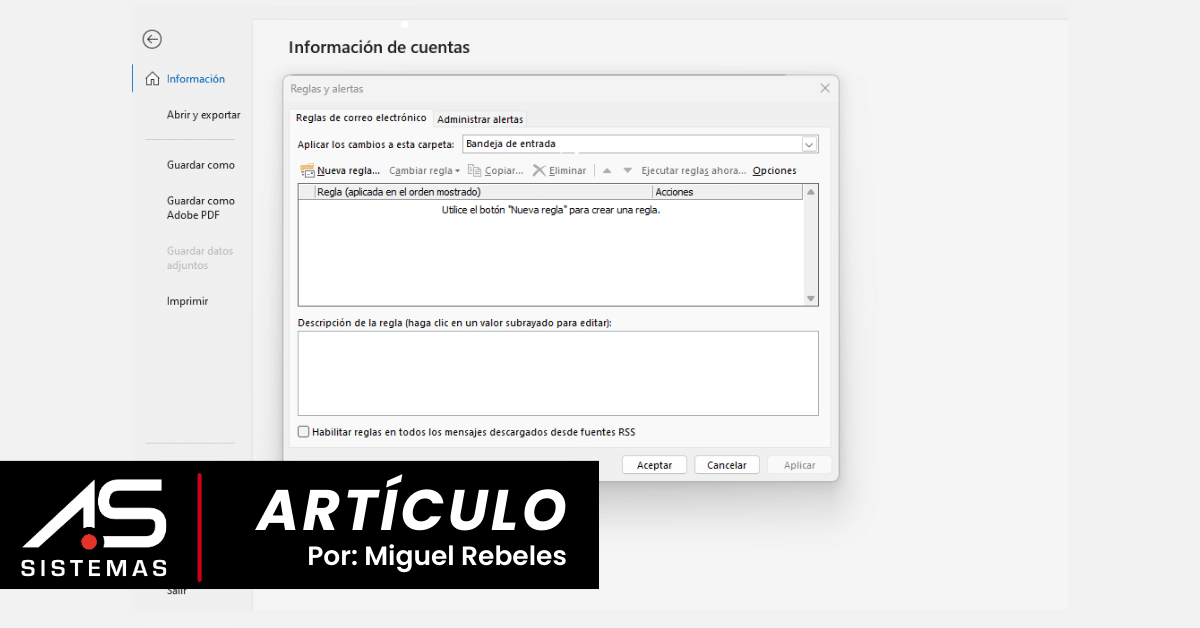 Reglas Outlook